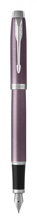 Перьевая ручка Parker IM Core F321, Light Purple CT, перо: F, цвет чернил: Blue, в подарочной упаковке.