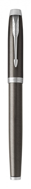 Перьевая ручка Parker IM Metal Core Dark Espresso CT, перо: F, цвет чернил: blue, в подарочной упаковке.