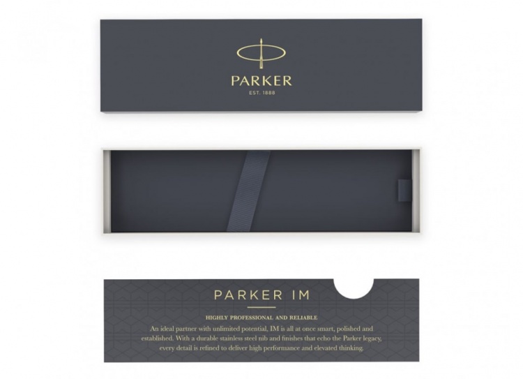 Набор: Ручка роллер и Шариковая ручка Parker IM Core  Black  CT