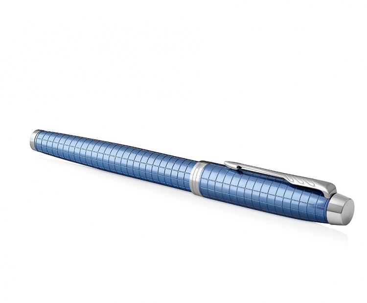 Перьевая ручка Parker IM Premium F322, Blue CT, перо: F, цвет чернил: Blue, в подарочной упаковке.
