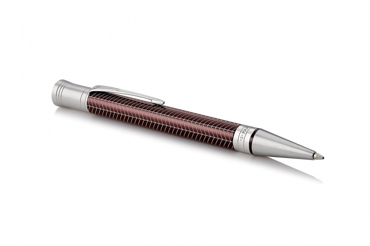Шариковая ручка Parker Duofold Prestige Burgundy Chevron CT