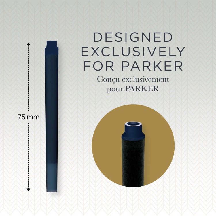 Картридж с чернилами для перьевой ручки Z11, упаковка из 5 шт., цвет: Blue-Black