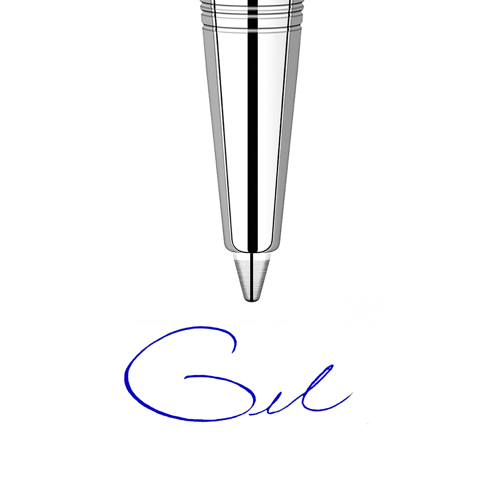 Cтержень гелевый Parker "Gel Ball Point", размер: F (тонкий) 0,5мм, цвет: синий, в блистере.