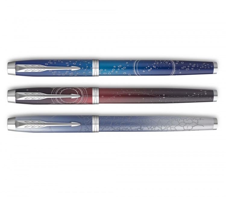 Шариковая ручка Pix Parker IM Royal SE The Last Frontier Space CT, стержень: M, цвет чернил: blue, в подарочной упаковке.