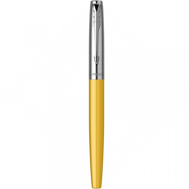 Перьевая ручка Parker Jotter, цвет ORIGINALS Yellow CT, цвет чернил синий/черный, толщина линии M, в подарочной коробке
