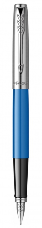 Перьевая ручка Parker Jotter Originals Blue Chrom CT , перо: F, цвет чернил: blue, в подарочной упаковке.