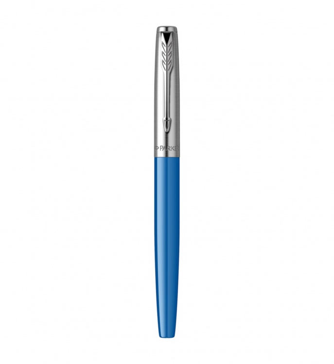 Ручка-роллер Parker Jotter Originals Blue Chrom CT , перо: F, цвет чернил: black, в подарочной упаковке.