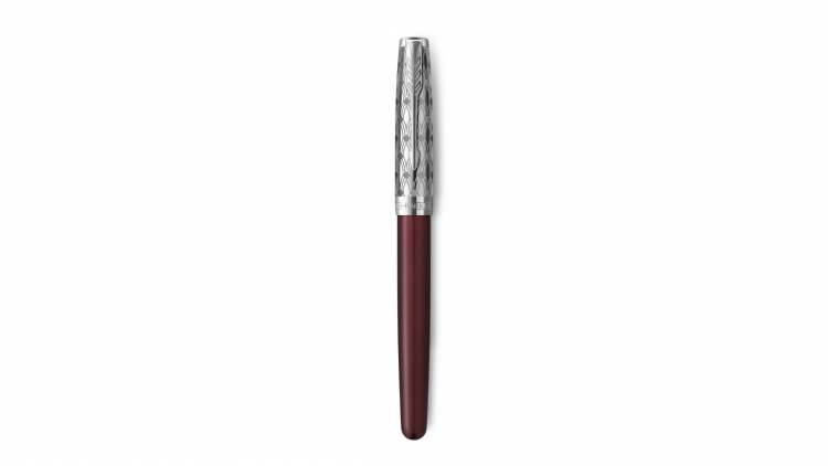 Ручка-роллер Parker Sonnet Premium Refresh RED CT, стержень: F, цвет чернил: black, в подарочной упаковке