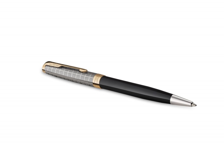 Шариковая ручка Parker Sonnet Premium Refresh BLACK GT, стержень: M, цвет чернил: black , в подарочной упаковке