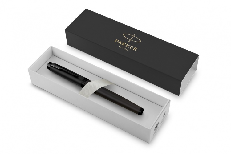 Ручка-роллер Parker  IM MBLK BT  F.BLK в подарочной упаковке