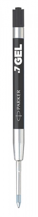 Стержень гелевый Parker Quink Gel, цвет Black, толщина линии M (0.7), в блистере 2 шт.