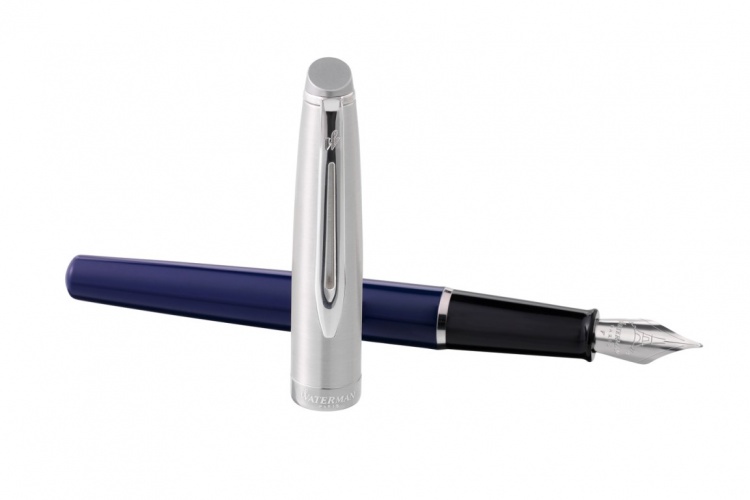 Перьевая ручка Waterman  Embleme цвет BLUE CT, цвет чернил: черный