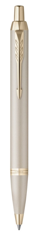Шариковая ручка Parker IM Professionals Monochrome Champagne, стержень:M, цвет чернил: blue, в подарочной упаковке.