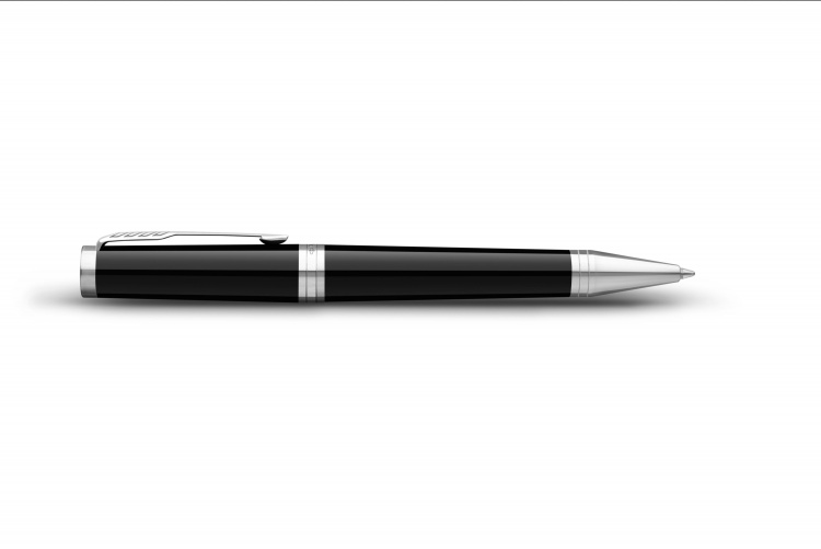 Шариковая ручка Parker "Ingenuity Black CT" стержень:M, цвет чернил: black, в подарочной упаковке.