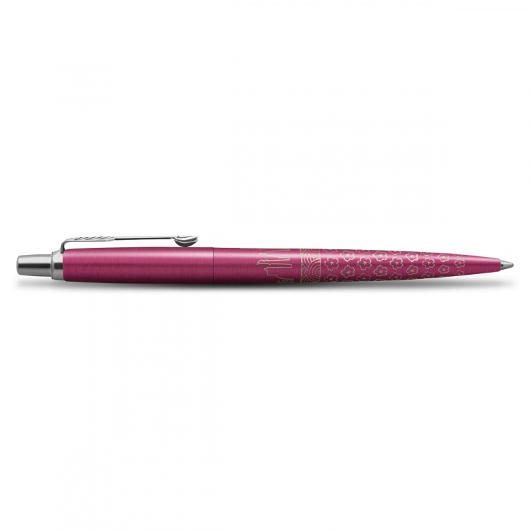 Ручка шариковая Parker "Jotter Tokyo Pink CT" стержень: M, цвет чернил: blue, в подарочной упаковке.