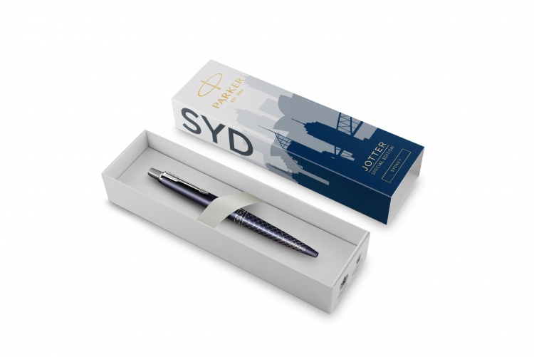 Ручка шариковая Parker "Jotter Global Icons SE Sydney CT" стержень: M, цвет чернил: blue, в подарочной упаковке