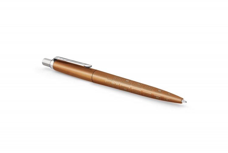 Ручка шариковая Parker "Jotter Rome Bronze CT" стержень: M, цвет чернил: blue, в подарочной упаковке.