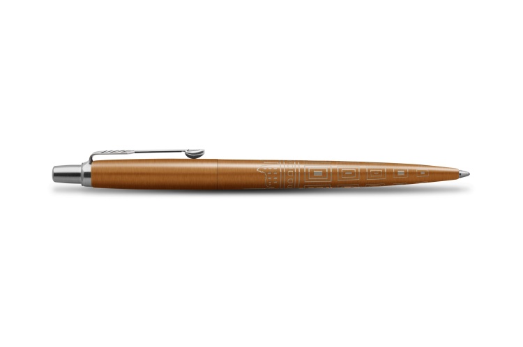 Ручка шариковая Parker "Jotter Rome Bronze CT" стержень: M, цвет чернил: blue, в подарочной упаковке.