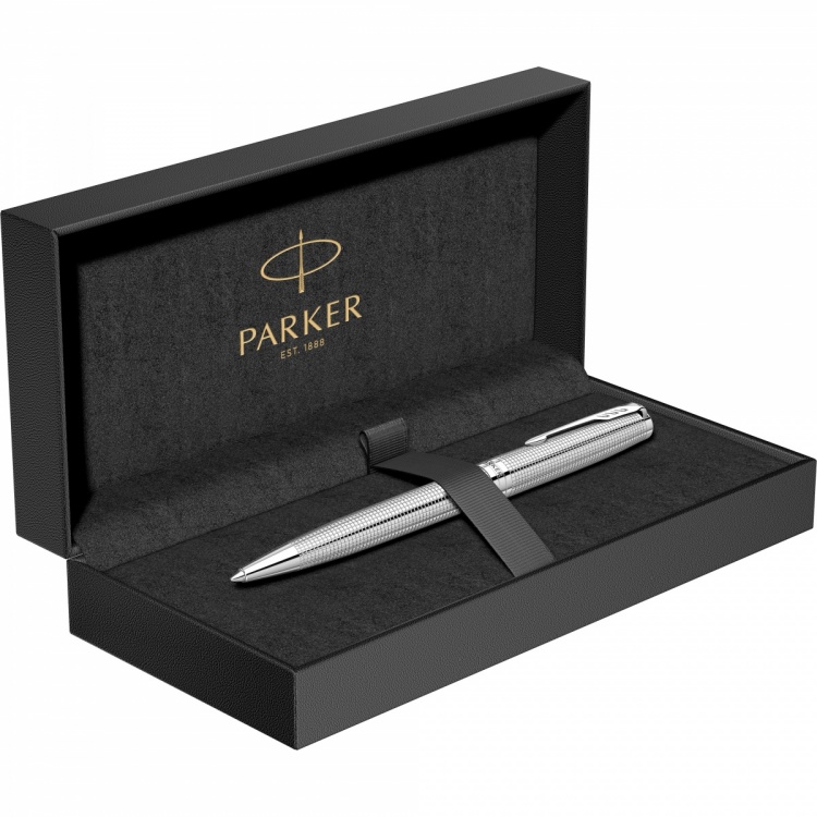 Шариковая ручка Parker "Sonnet Cisele Palladium Special Edition"стержень: Mblk в подарочной упаковке