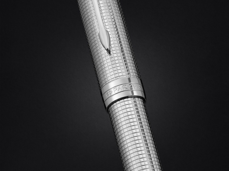 Шариковая ручка Parker "Sonnet Cisele Palladium Special Edition"стержень: Mblk в подарочной упаковке
