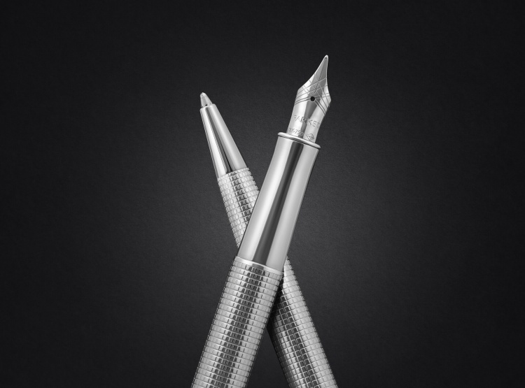Шариковая ручка Parker "Sonnet Cisele Palladium Special Edition"стержень: Mblk в подарочной упаковке