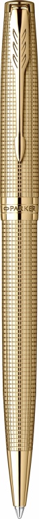 Ручка шариковая Parker Sonnet Royal SE Cisel&eacute; Golden , стержень: M, цвет чернил: black, в подарочной упаковке