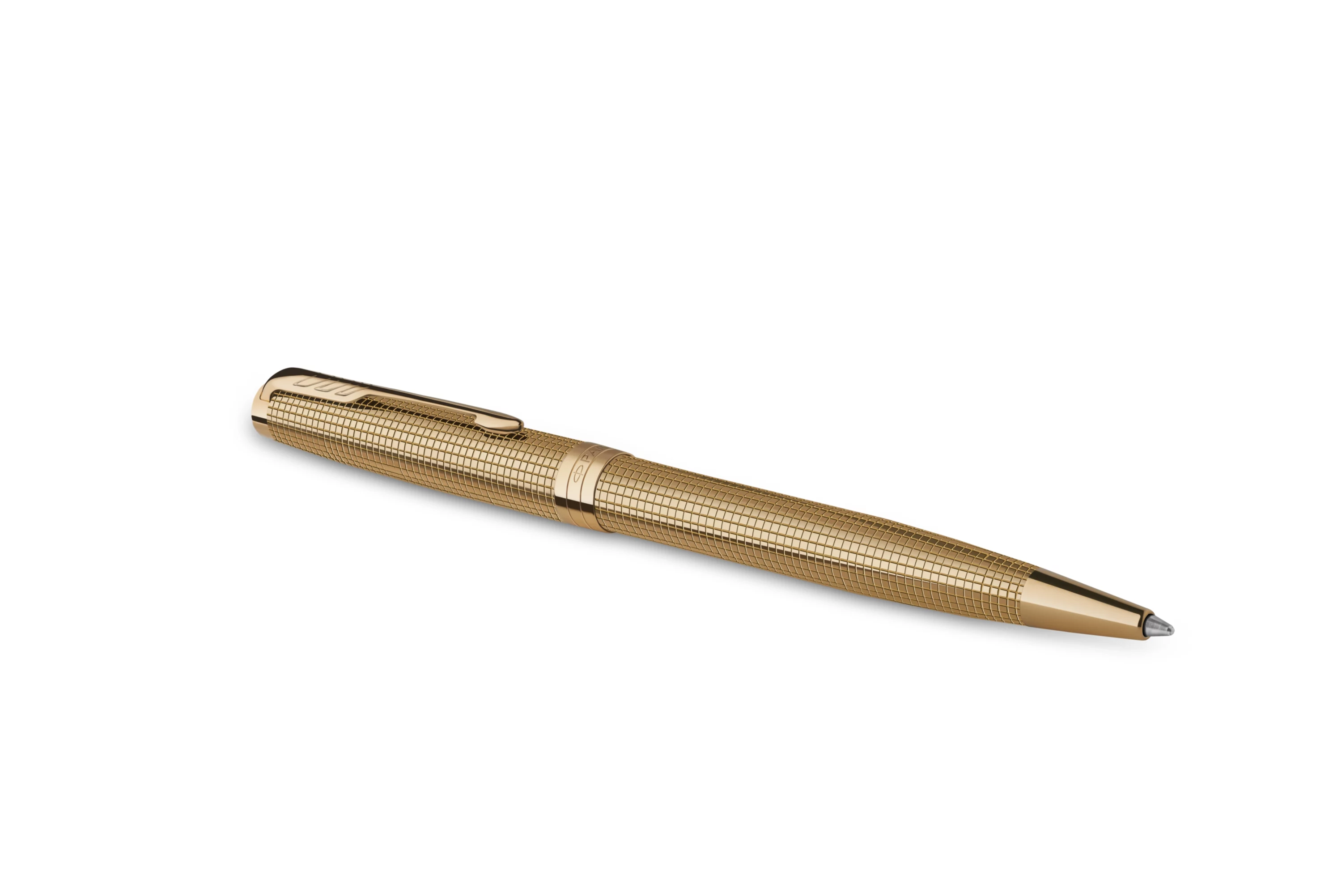 Ручка шариковая Parker Sonnet Royal SE Cisel&eacute; Golden , стержень: M, цвет чернил: black, в подарочной упаковке