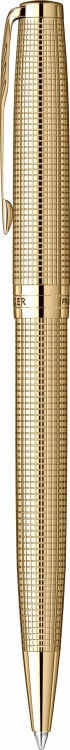 Ручка шариковая Parker Sonnet Royal SE Cisel&eacute; Golden , стержень: M, цвет чернил: black, в подарочной упаковке