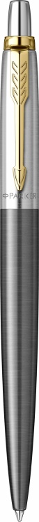 Шариковая ручка Parker Jotter Grey Core GT Mblue в подарочной коробке