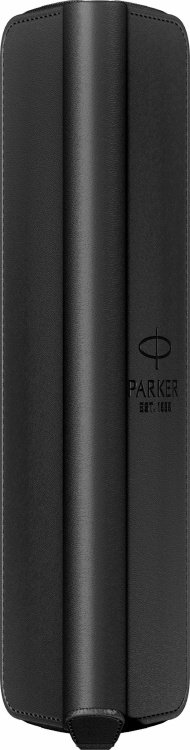 Чехол Parker из натуральной кожи на молнии, цвет матово-черный