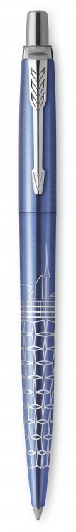 Ручка шариковая Parker "Jotter Seoul Blue CT" синяя, 1,0мм, кнопочн., подарочная упаковка