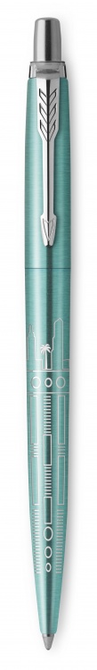 Ручка шариковая Parker "Jotter Miami Turquoise CT" синяя, 1,0мм, кнопочн., подарочная упаковка