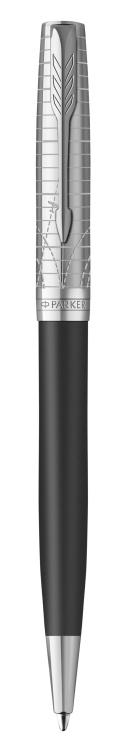 Ручка шариковая Parker " Sonnet Legacy of Flight Matte Black PT" синяя, 1,0мм, подар. упаковка