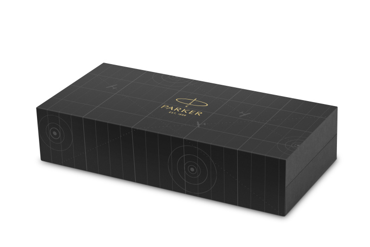 Ручка шариковая Parker " Sonnet Legacy of Flight Matte Black PT" синяя, 1,0мм, подар. упаковка