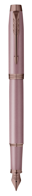 Ручка перьевая  Parker "IM Mauve Bronze Trim" синяя, 0,8мм, подарочная упаковка