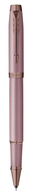 Ручка-роллер Parker "IM Mauve Bronze Trim" черная, 0,5мм, подарочная упаковка