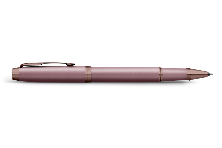 Ручка-роллер Parker "IM Mauve Bronze Trim" черная, 0,5мм, подарочная упаковка
