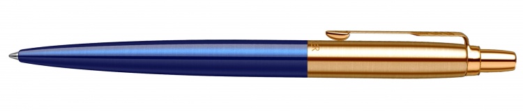 Шариковая ручка Parker Jotter 70th Anniversaryll Blue GT, стержень: M, цвет чернил : blue в подарочной упаковке.