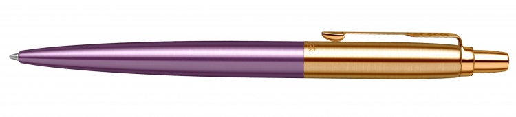 Шариковая ручка Parker Jotter 70th Anniversary Violet GT, стержень: M, цвет чернил: blue, в подарочной упаковке