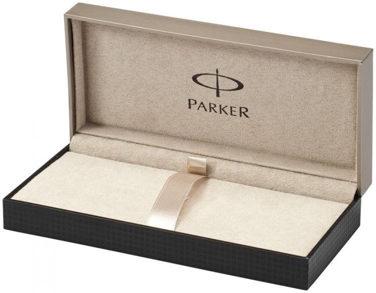 Перьевая ручка и чехол из кожи Parker Sonnet F531 PREMIUM Masculine, цвет: Brown PGT, перо: F,золото 18К