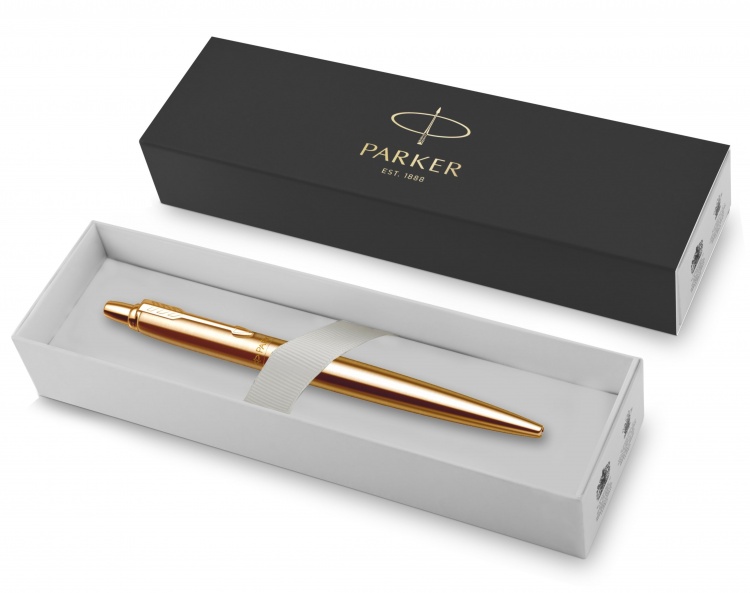 Шариковая ручка Parker  Jotter 70th Anniversary Gold GT, стержень: F, цвет чернил: blue в подарочной упаковке.