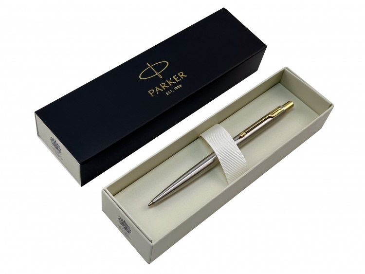 Ручка шариковая Parker "Classic SS GT" синяя, 1.0мм, кнопочн., подар. упак.