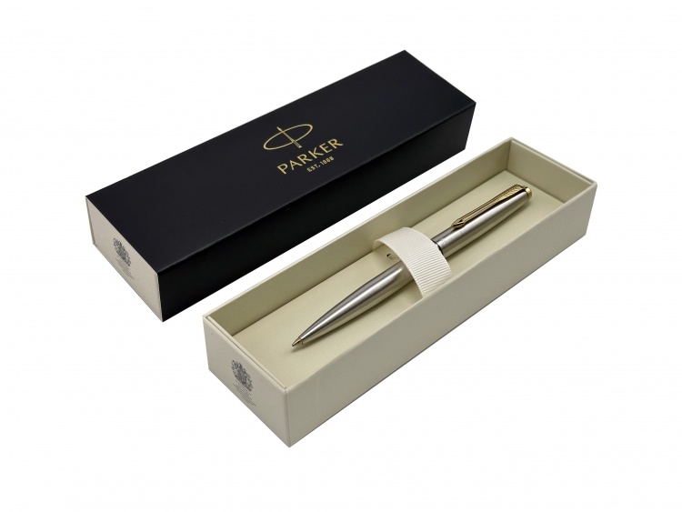 Ручка шариковая Parker "Galaxy SS GT" синяя, 1.0мм, кнопочн., подар. упак.