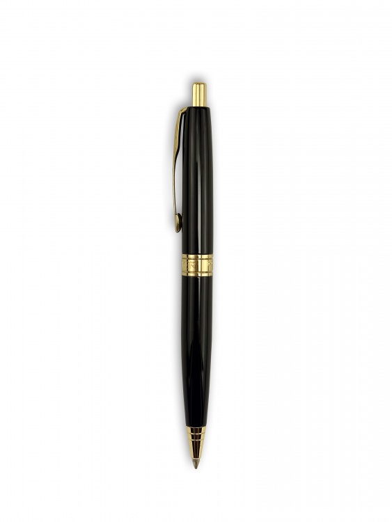 Ручка шариковая Parker "Aster Black GT " синяя, 1.0мм, кнопочн., подар. упак.