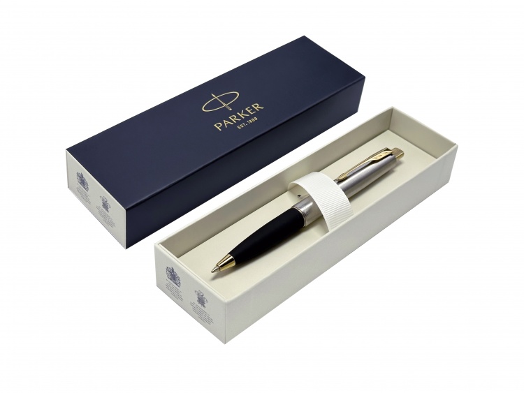 Ручка шариковая Parker "Frontier SS GT" синяя, 1.0мм, кнопочн., подар. упак.