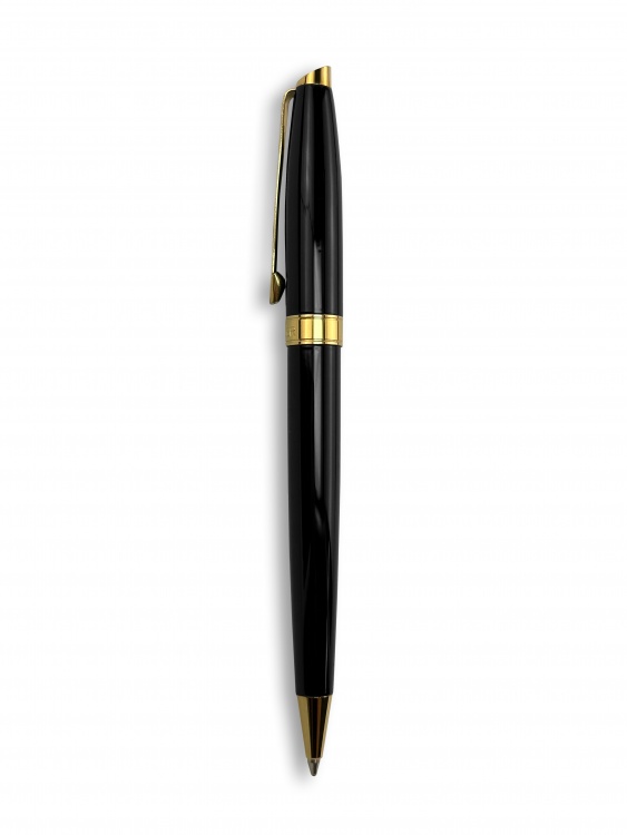 Ручка шариковая Parker "Fusion Laque Black GT" синяя, 1.0мм, кнопочн., подар. упак.