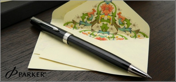 Шариковая ручка Parker Sonnet K530, цвет: LaqBlack CT,  стержень: Mblack