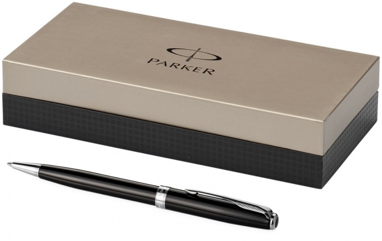 Шариковая ручка Parker Sonnet K530, цвет: LaqBlack CT,  стержень: Mblack