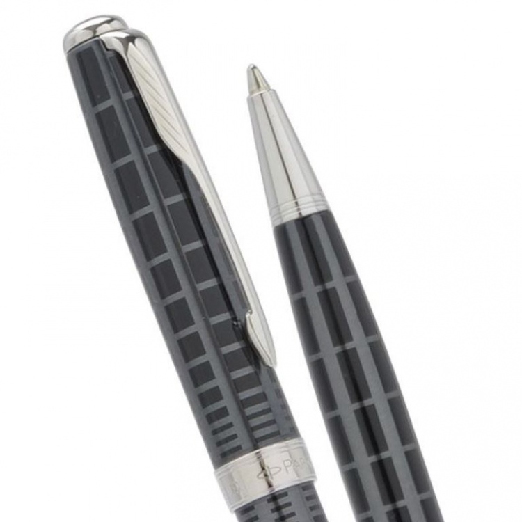 Шариковая ручка Parker Sonnet K531 PREMIUM Dark Grey CT, стержень: Mblk