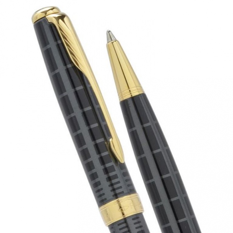Шариковая ручка Parker Sonnet K531 PREMIUM Dark Grey GT, стержень: Mblk